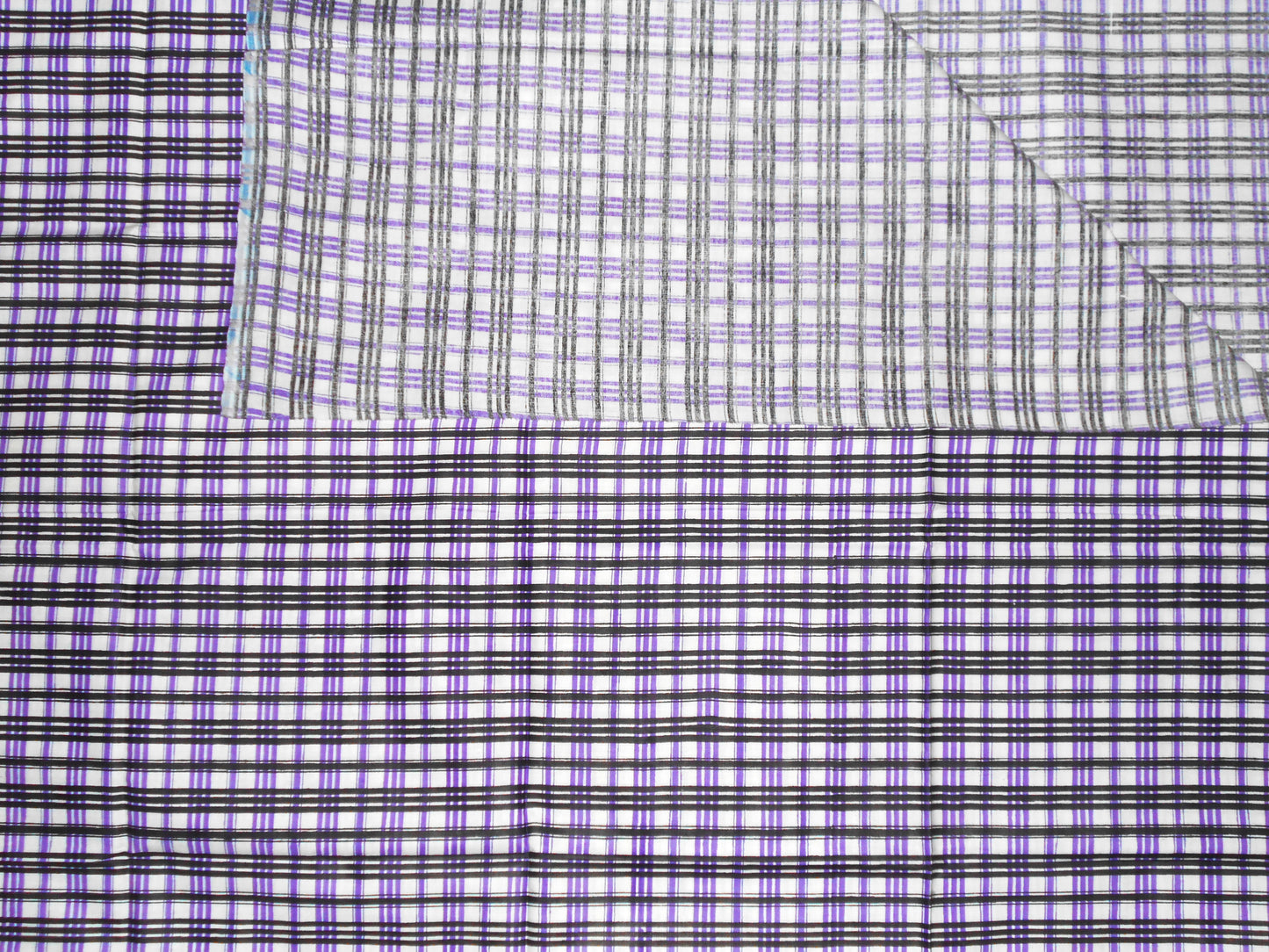 Classic Plaid Cotton Shirt Fabric