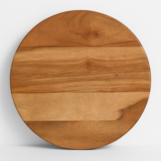 Rustic Round Wooden Chopping Board
